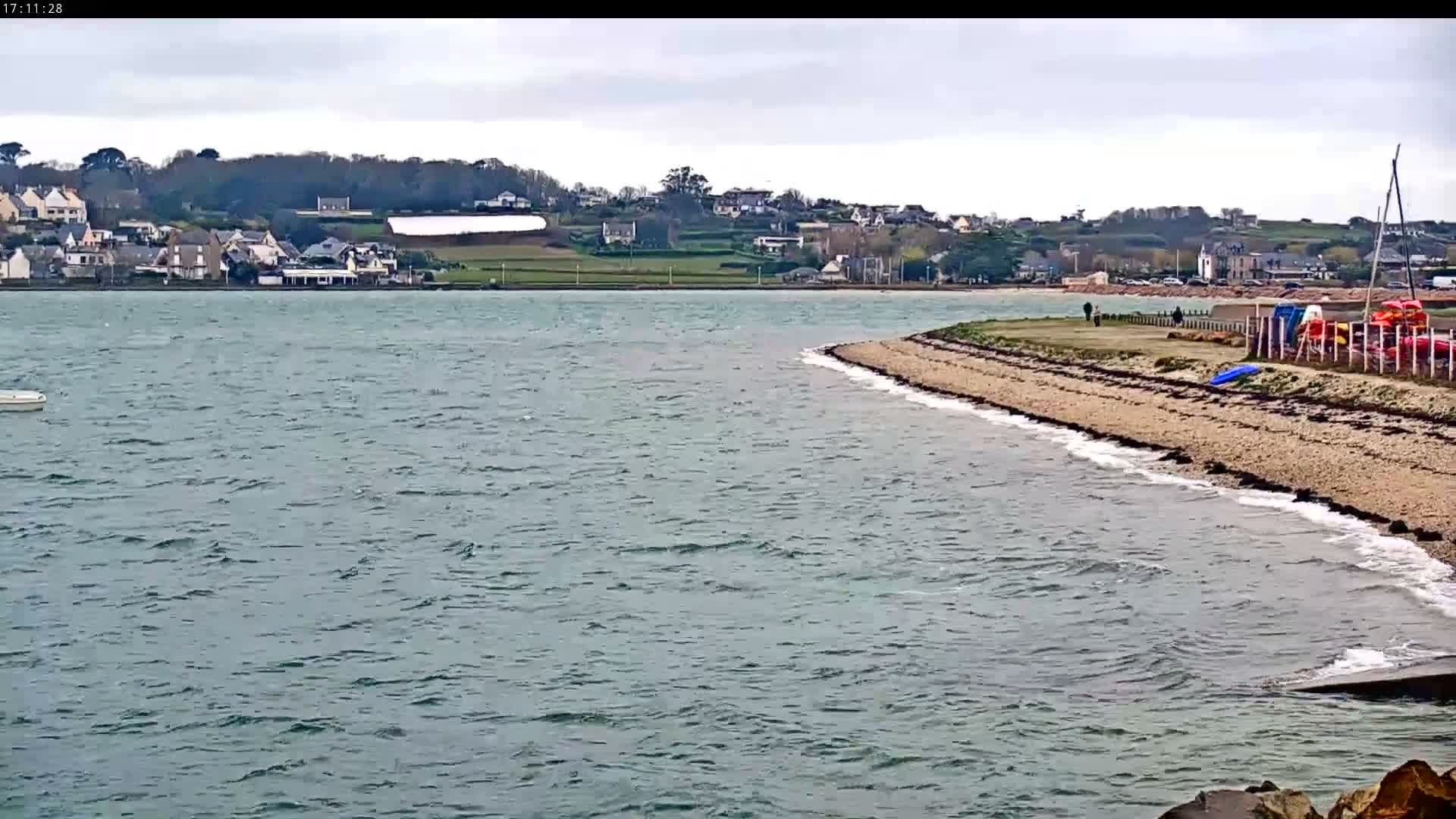 Saint-Pol-de-Leon Comune & Marine Live Cam - Morlaix, Finistere, Bretagne, France