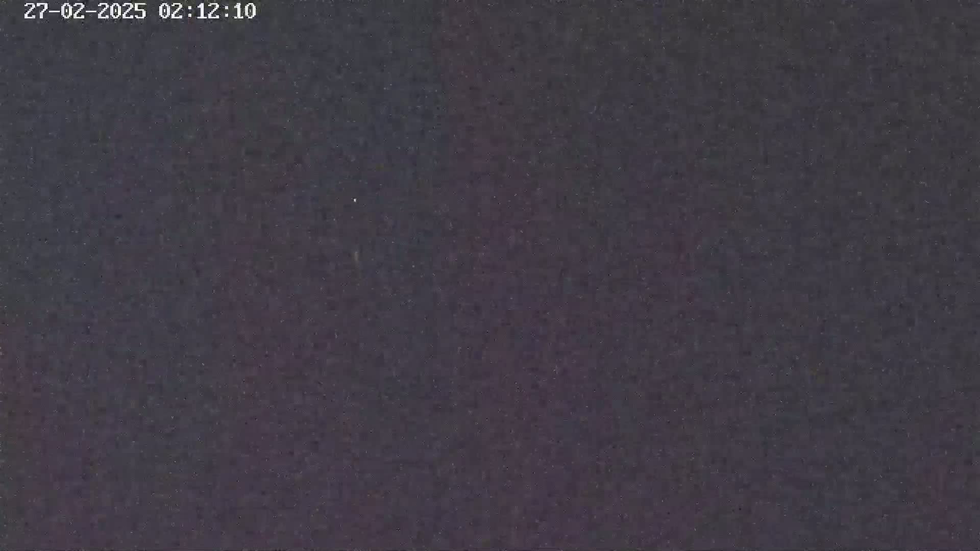 A dark, grainy image shows a mostly uniform, dark gray-purple surface.