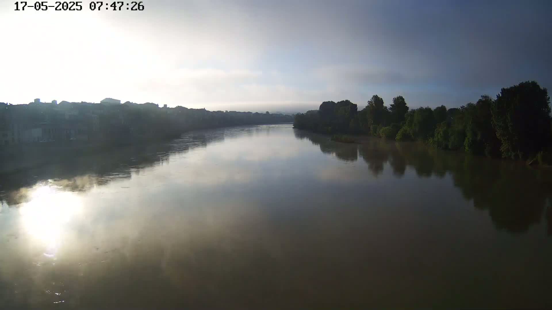 Tonneins City & Riviere Garonne River Live Cam - Marmande, Lot-et-Garonne, Nouvelle-Aquitaine, France