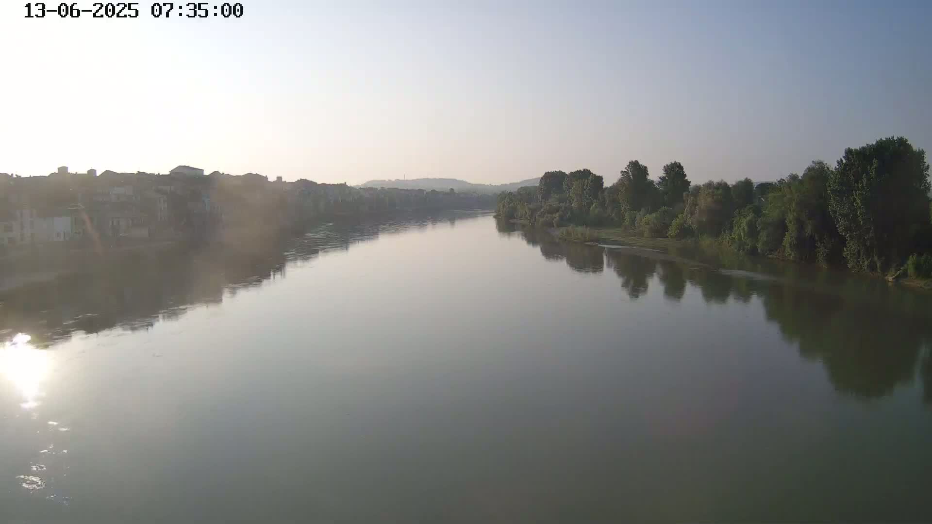 Tonneins City & Riviere Garonne River Live Cam - Marmande, Lot-et-Garonne, Nouvelle-Aquitaine, France