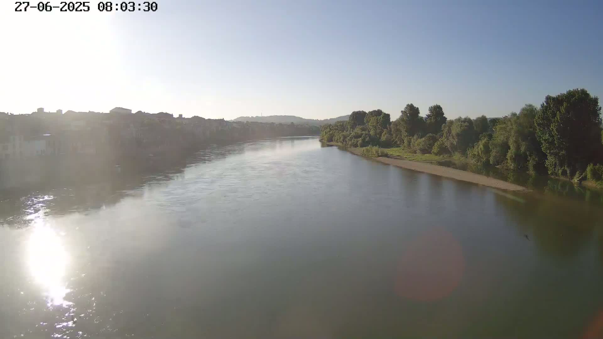 Tonneins City & Riviere Garonne River Live Cam - Marmande, Lot-et-Garonne, Nouvelle-Aquitaine, France