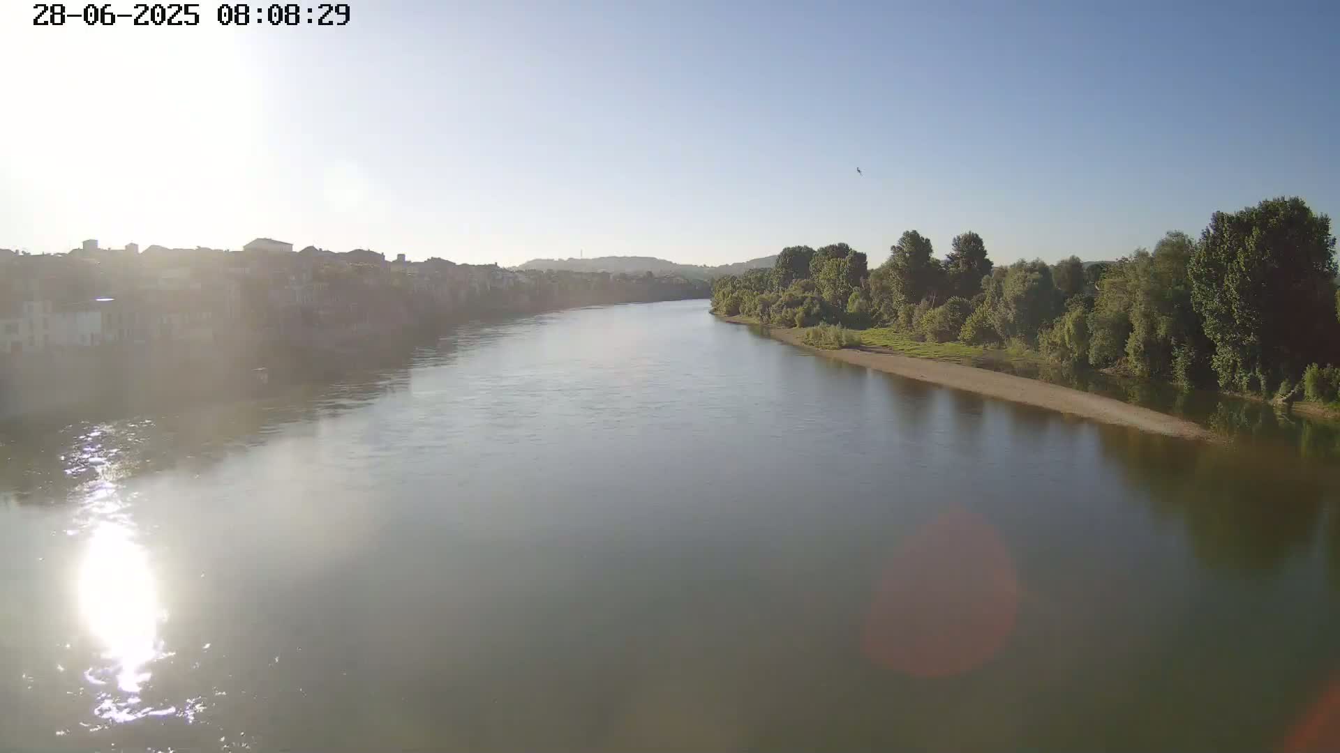 Tonneins City & Riviere Garonne River Live Cam - Marmande, Lot-et-Garonne, Nouvelle-Aquitaine, France