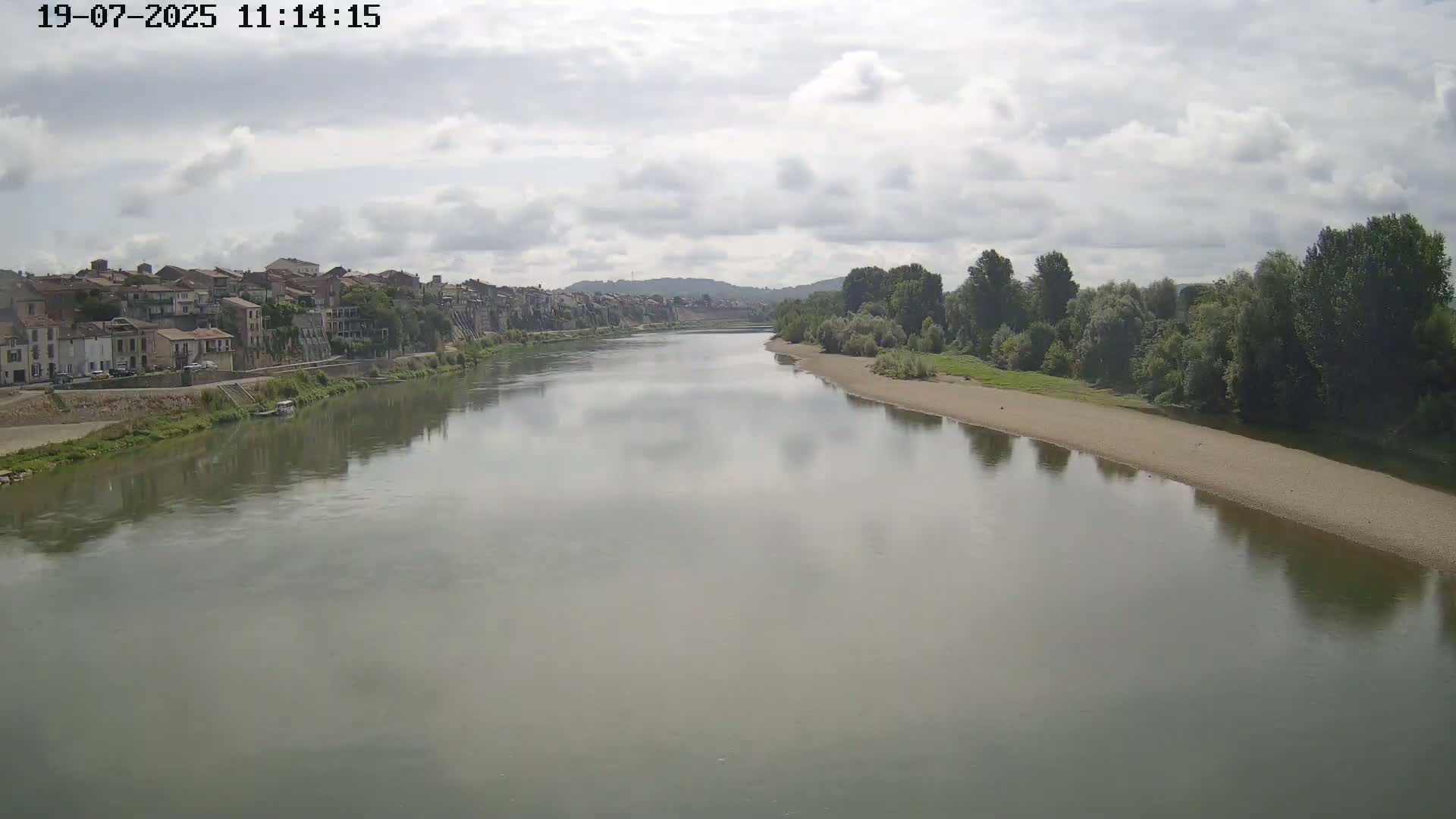 Tonneins City & Riviere Garonne River Live Cam - Marmande, Lot-et-Garonne, Nouvelle-Aquitaine, France