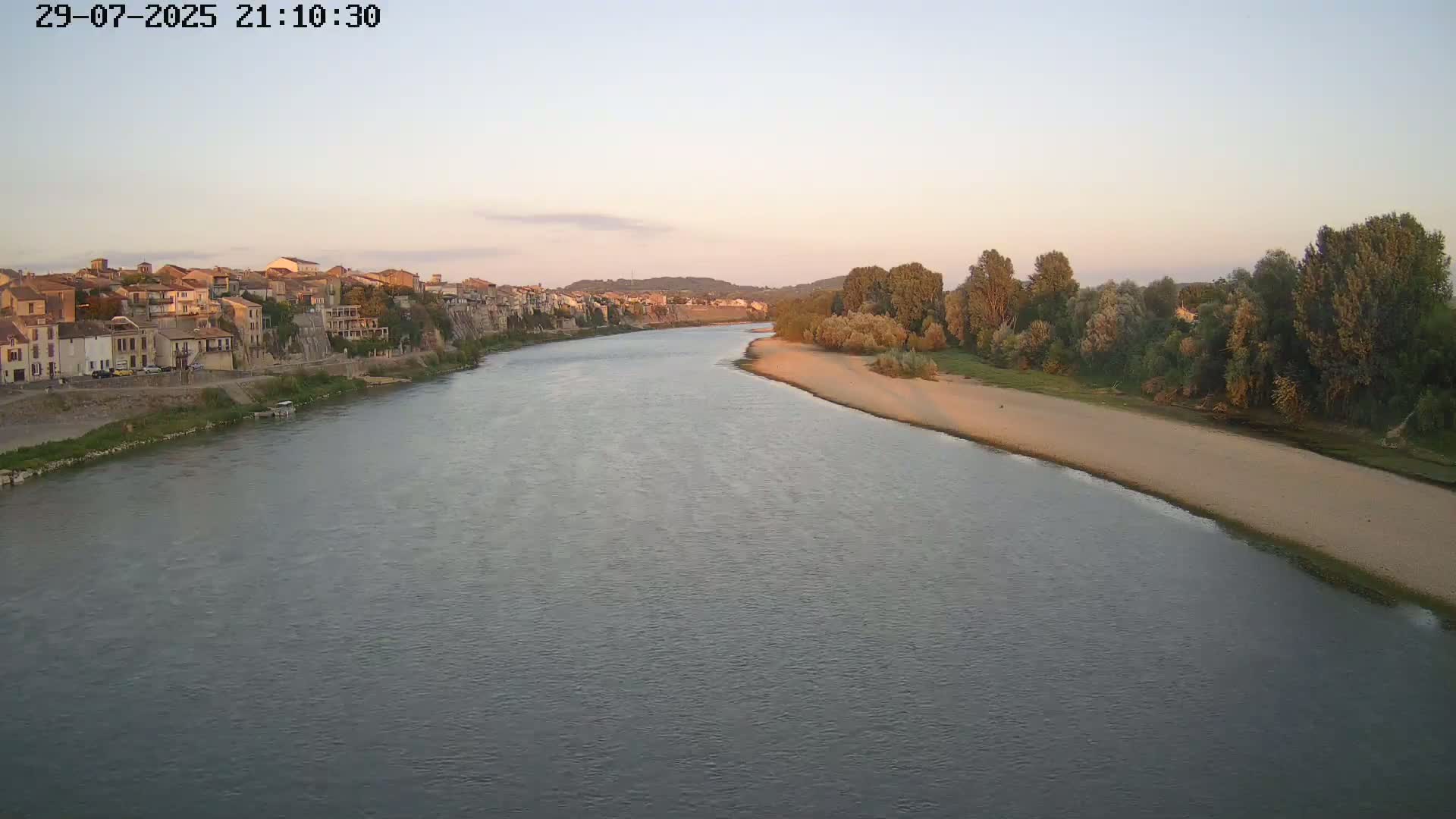 Tonneins City & Riviere Garonne River Live Cam - Marmande, Lot-et-Garonne, Nouvelle-Aquitaine, France