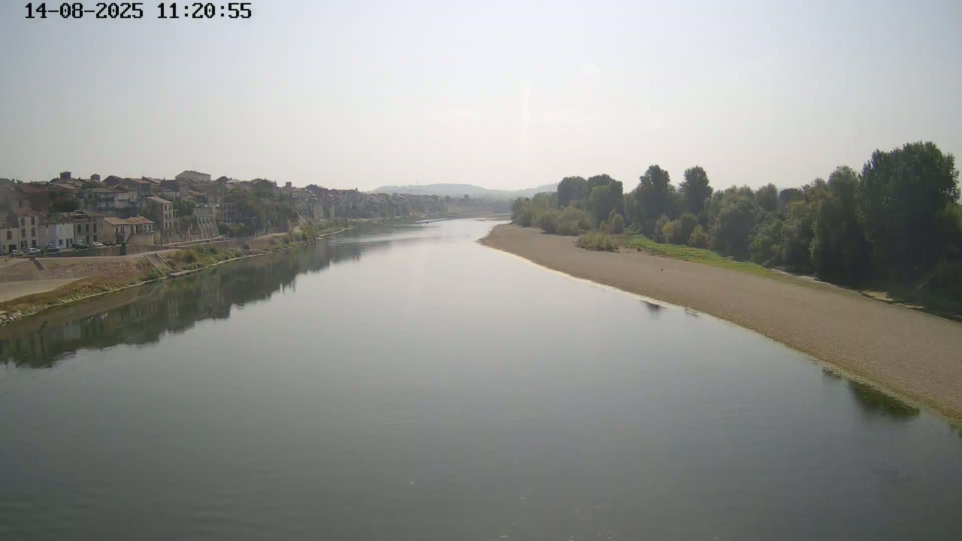 Tonneins City & Riviere Garonne River Live Cam - Marmande, Lot-et-Garonne, Nouvelle-Aquitaine, France