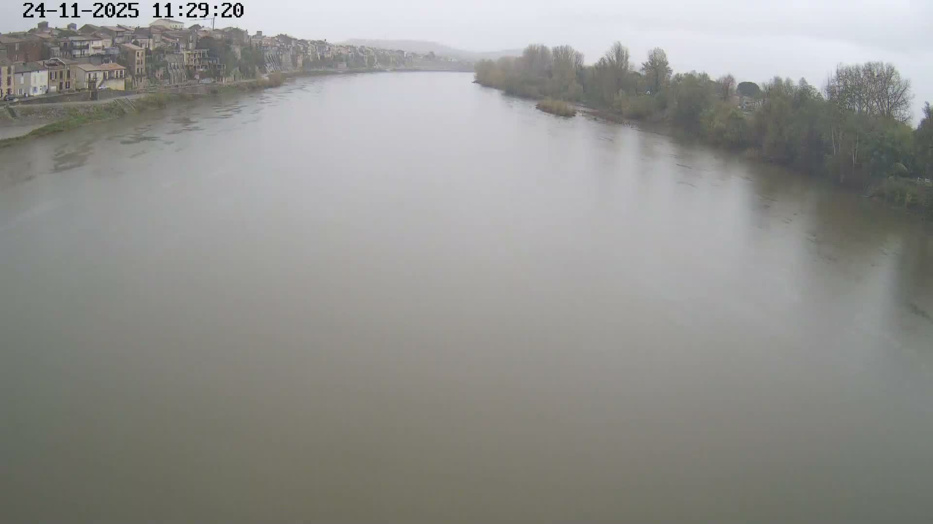 Tonneins City & Riviere Garonne River Live Cam - Marmande, Lot-et-Garonne, Nouvelle-Aquitaine, France