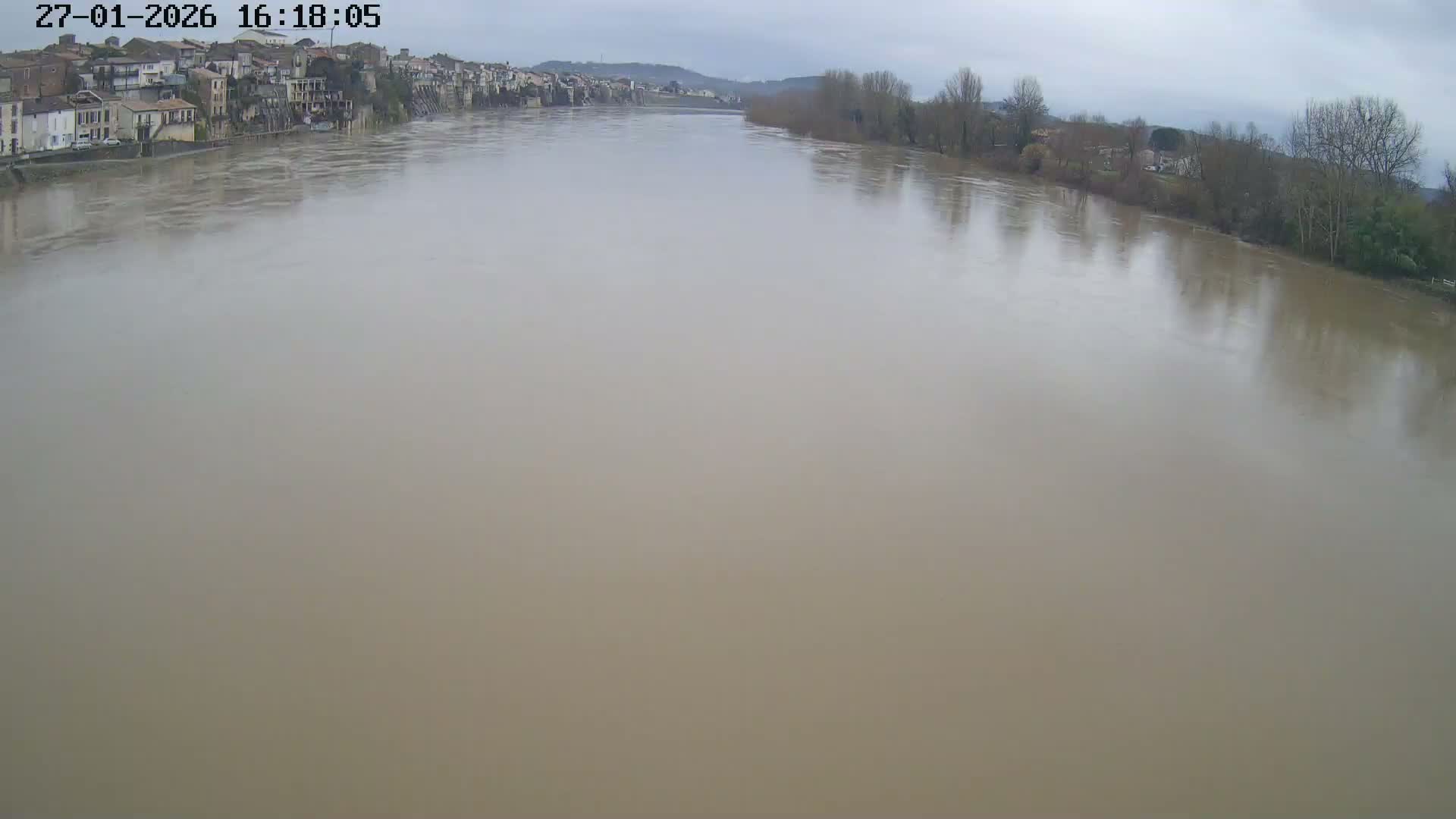 Tonneins City & Riviere Garonne River Live Cam - Marmande, Lot-et-Garonne, Nouvelle-Aquitaine, France