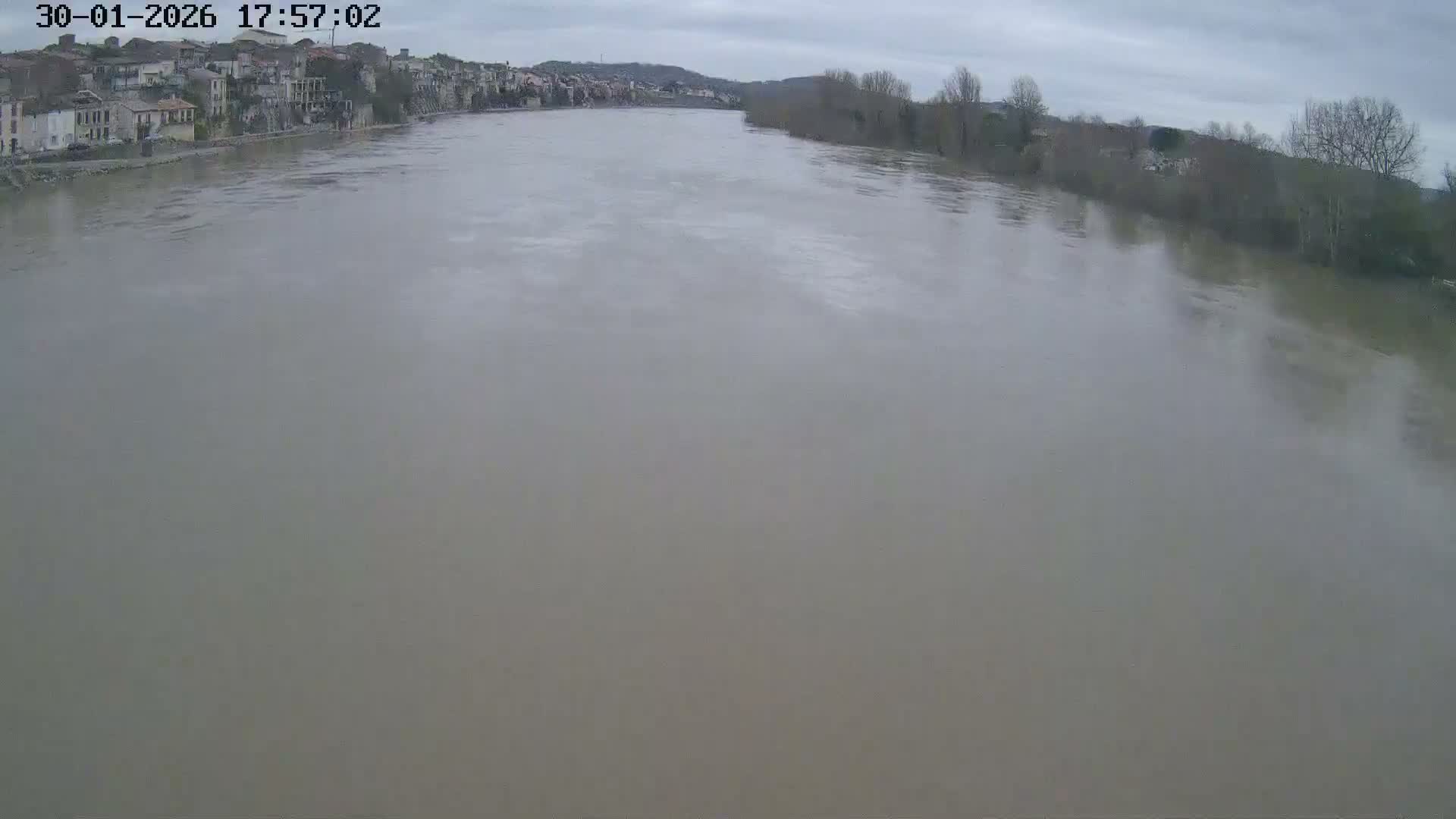 Tonneins City & Riviere Garonne River Live Cam - Marmande, Lot-et-Garonne, Nouvelle-Aquitaine, France