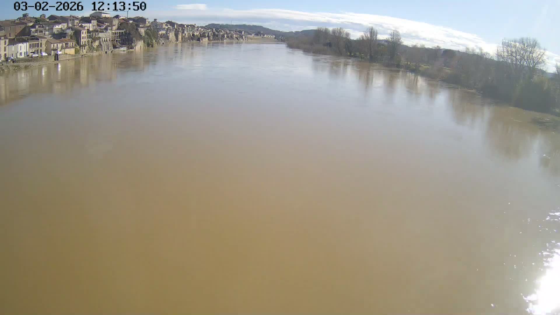 Tonneins City & Riviere Garonne River Live Cam - Marmande, Lot-et-Garonne, Nouvelle-Aquitaine, France