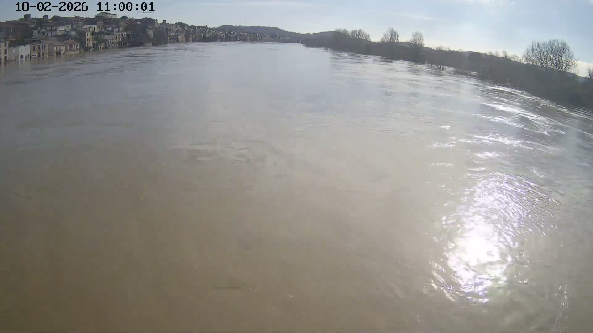 Tonneins City & Riviere Garonne River Live Cam - Marmande, Lot-et-Garonne, Nouvelle-Aquitaine, France