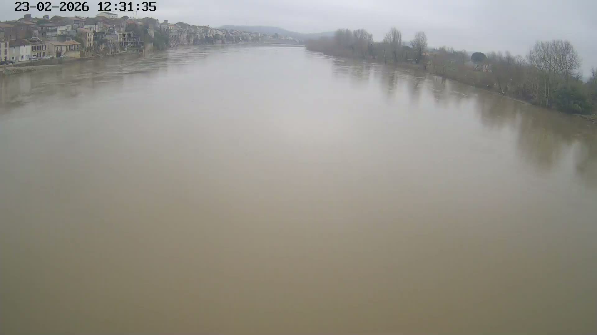 Tonneins City & Riviere Garonne River Live Cam - Marmande, Lot-et-Garonne, Nouvelle-Aquitaine, France