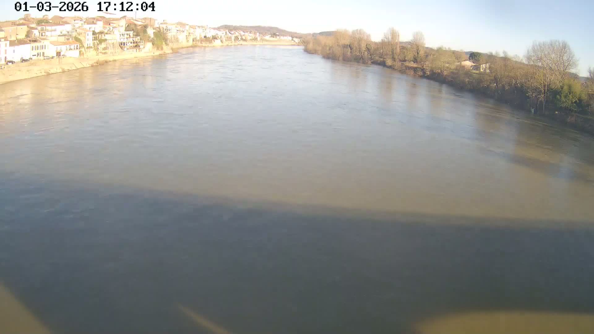 Tonneins City & Riviere Garonne River Live Cam - Marmande, Lot-et-Garonne, Nouvelle-Aquitaine, France