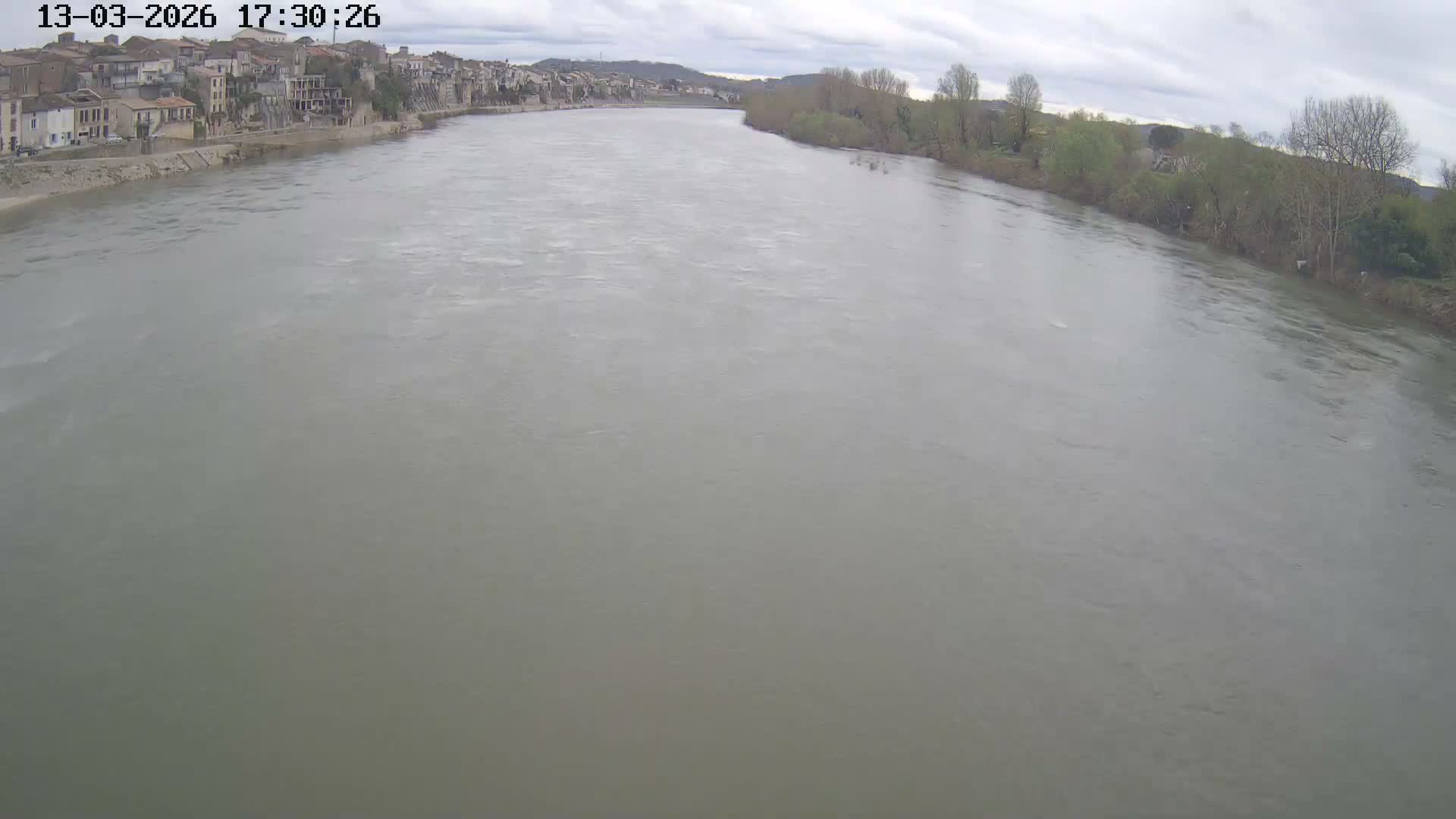 Tonneins City & Riviere Garonne River Live Cam - Marmande, Lot-et-Garonne, Nouvelle-Aquitaine, France