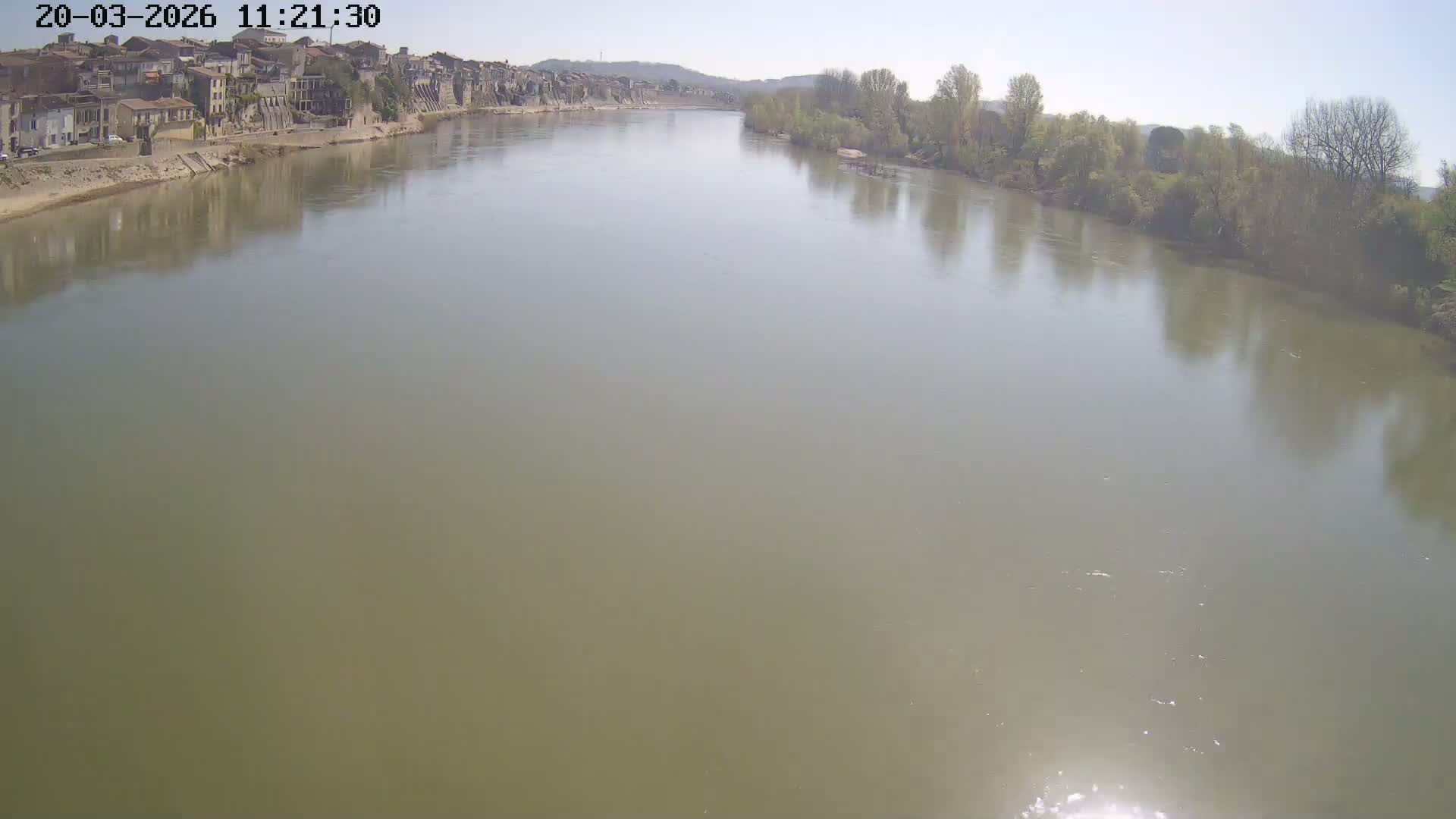 Tonneins City & Riviere Garonne River Live Cam - Marmande, Lot-et-Garonne, Nouvelle-Aquitaine, France