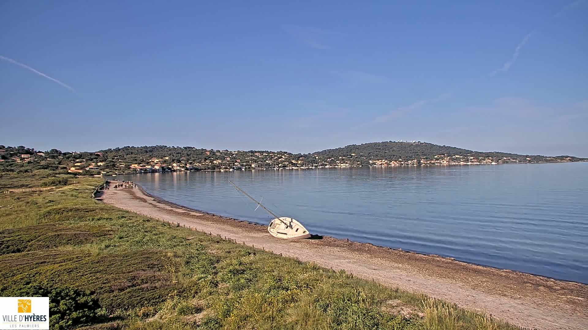 Hyeres - Plage dees Estagnets Beach Live Cam - Toulon, Var, Provence-Alpes-Cote d’Azur, France