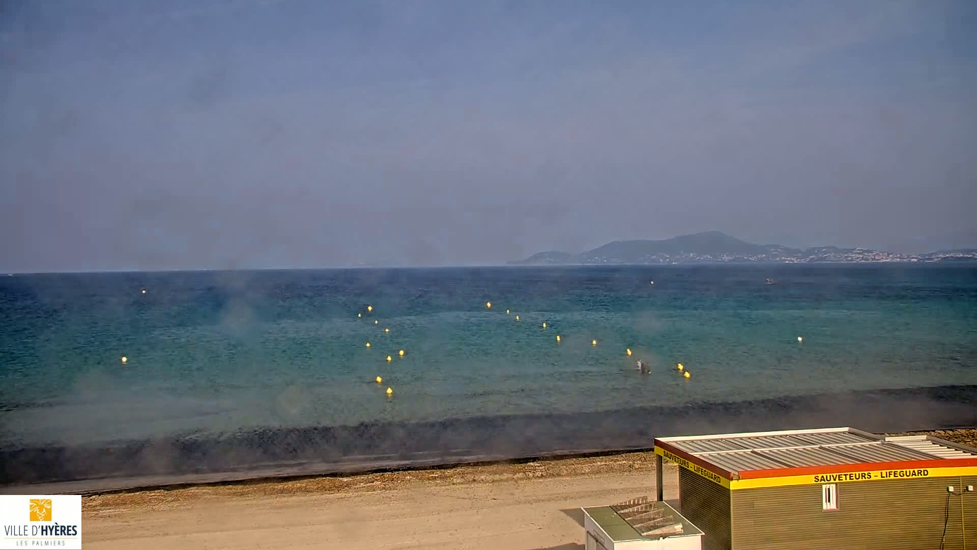 Hyeres - Plage dees Estagnets Beach Live Cam - Toulon, Var, Provence-Alpes-Cote d’Azur, France