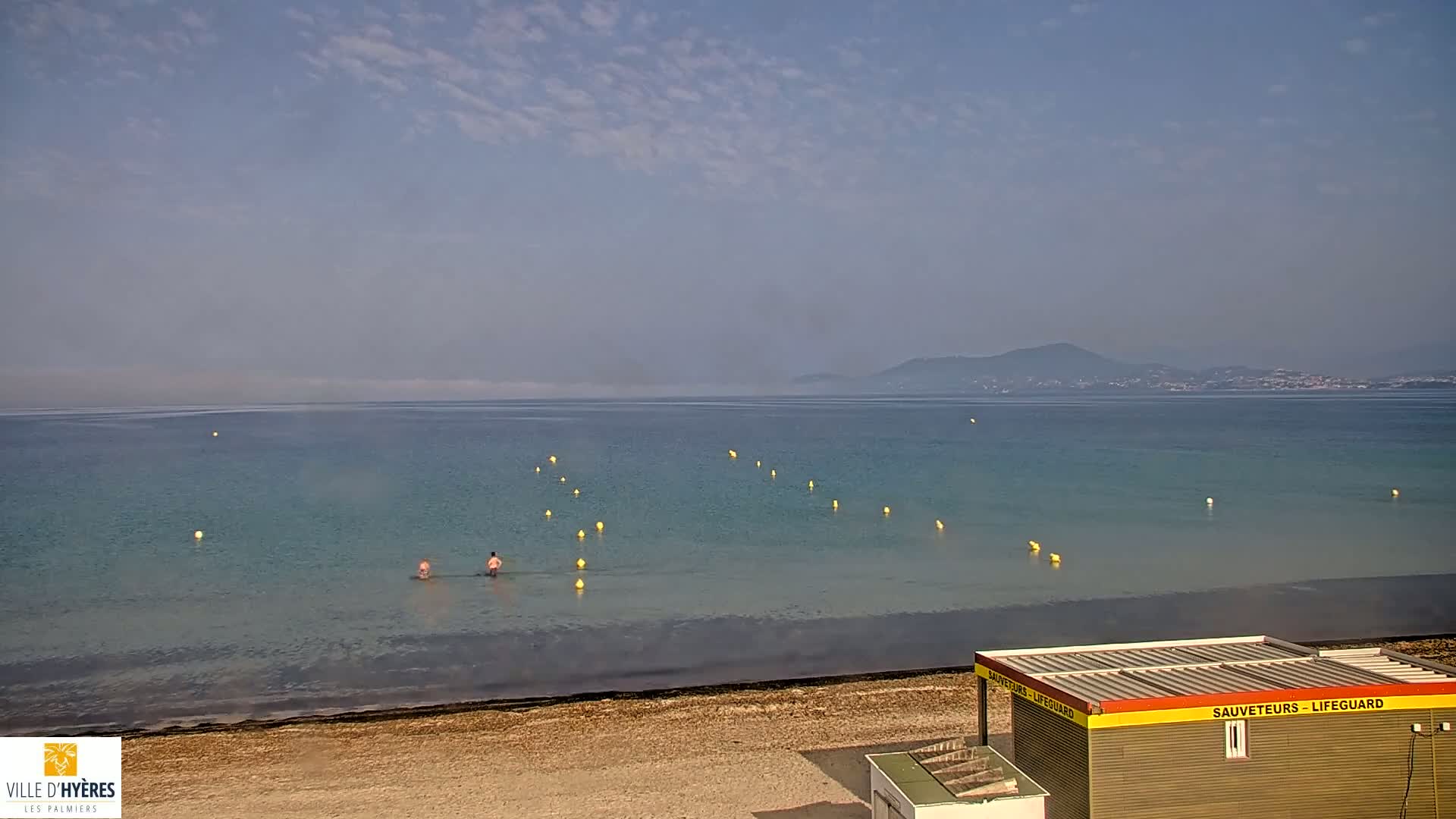 Hyeres - Plage dees Estagnets Beach Live Cam - Toulon, Var, Provence-Alpes-Cote d’Azur, France