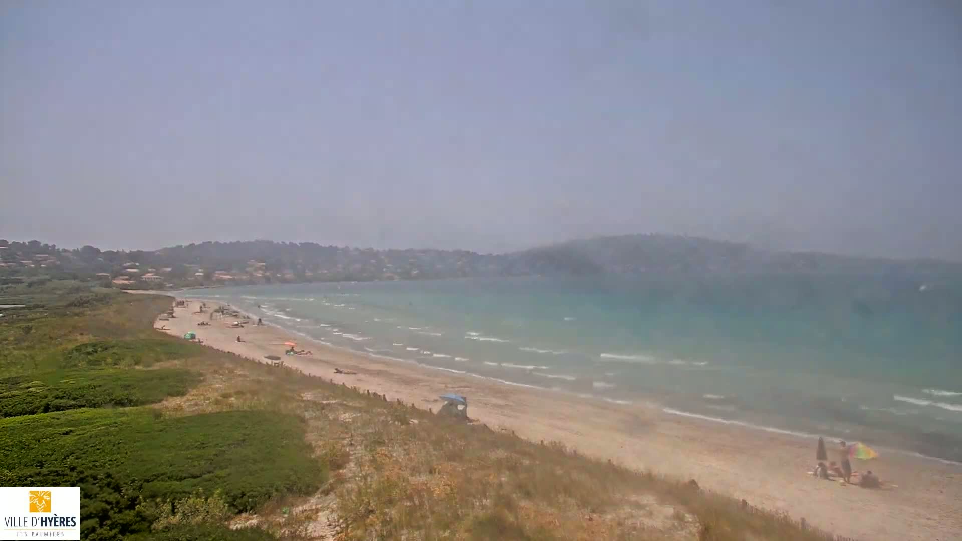 Hyeres - Plage dees Estagnets Beach Live Cam - Toulon, Var, Provence-Alpes-Cote d’Azur, France