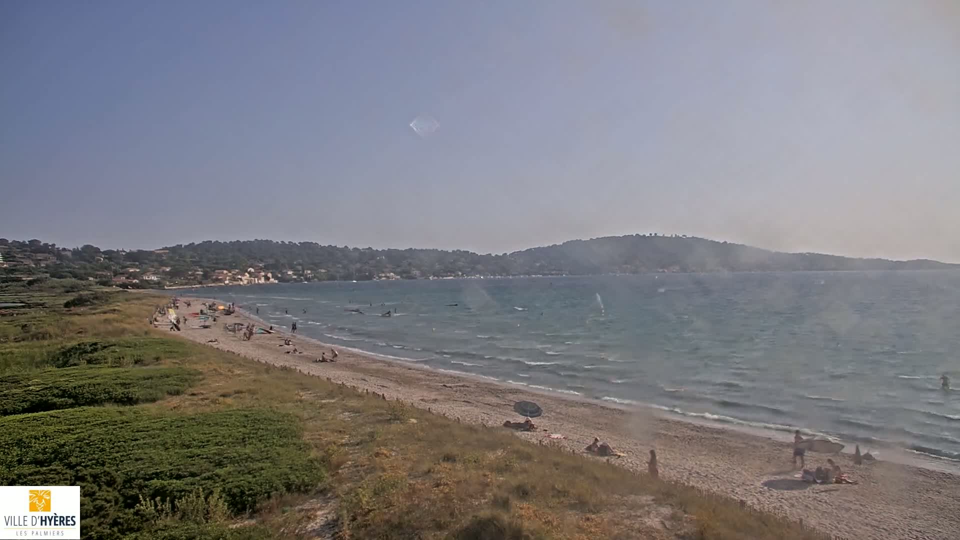 Hyeres - Plage dees Estagnets Beach Live Cam - Toulon, Var, Provence-Alpes-Cote d’Azur, France