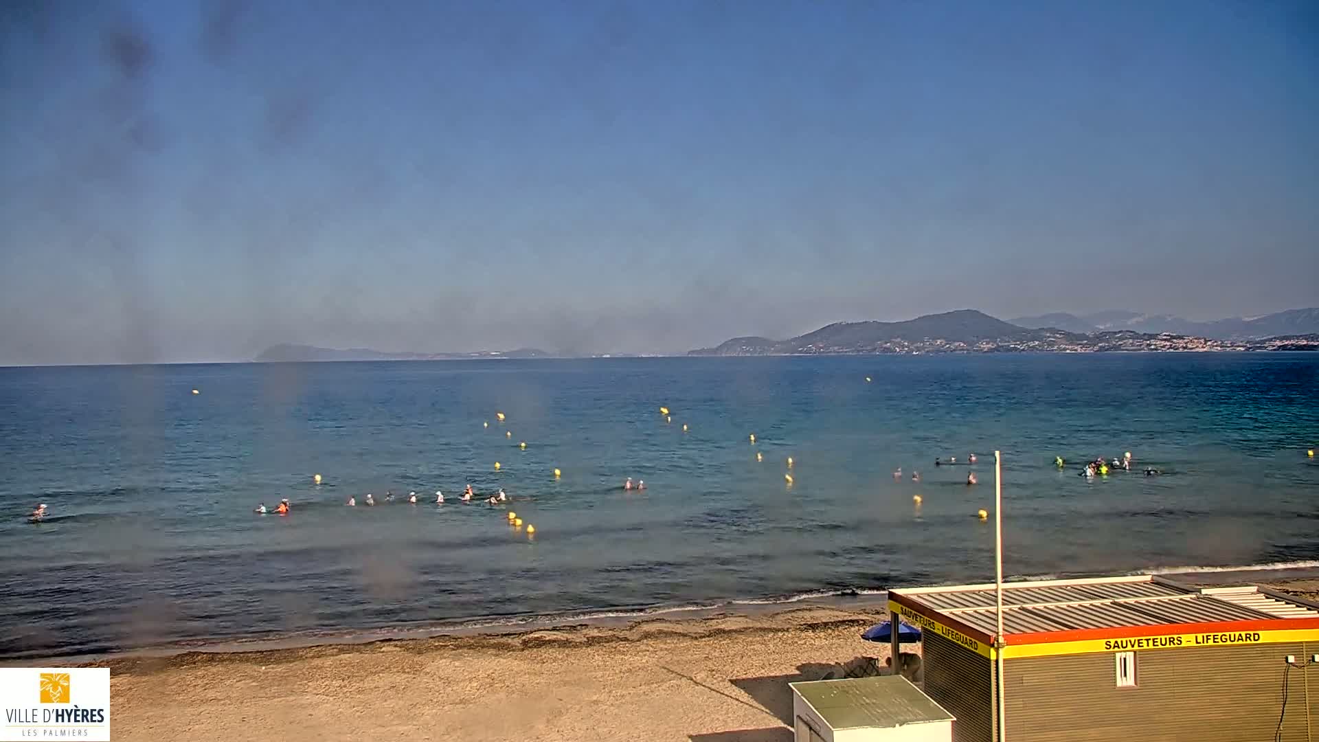 Hyeres - Plage dees Estagnets Beach Live Cam - Toulon, Var, Provence-Alpes-Cote d’Azur, France