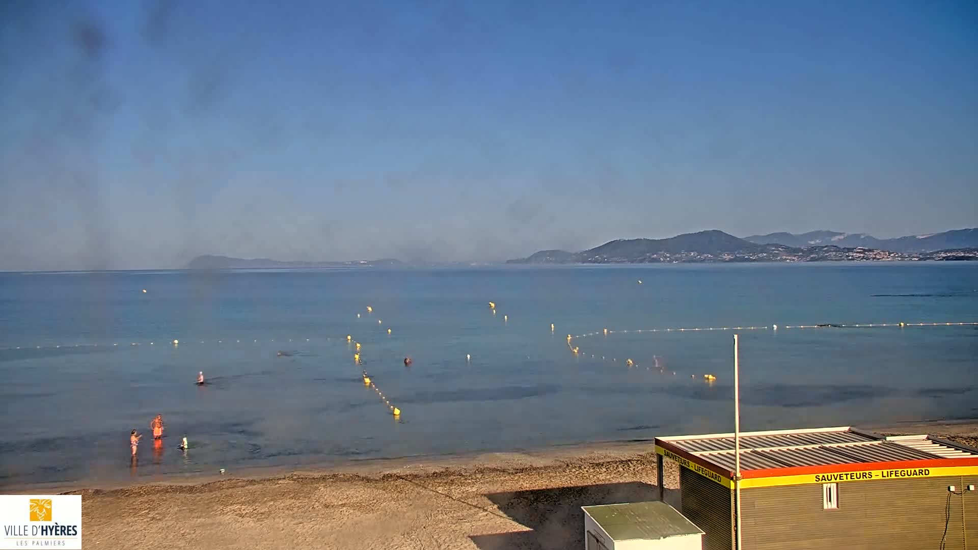 Hyeres - Plage dees Estagnets Beach Live Cam - Toulon, Var, Provence-Alpes-Cote d’Azur, France