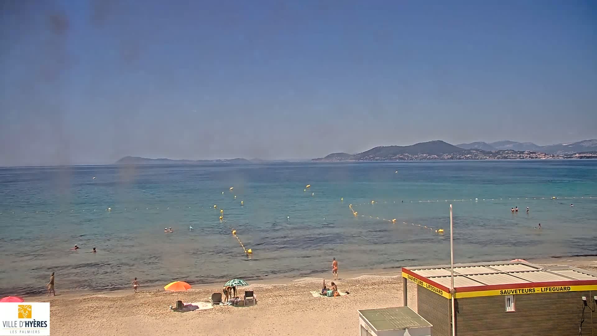 Hyeres - Plage dees Estagnets Beach Live Cam - Toulon, Var, Provence-Alpes-Cote d’Azur, France