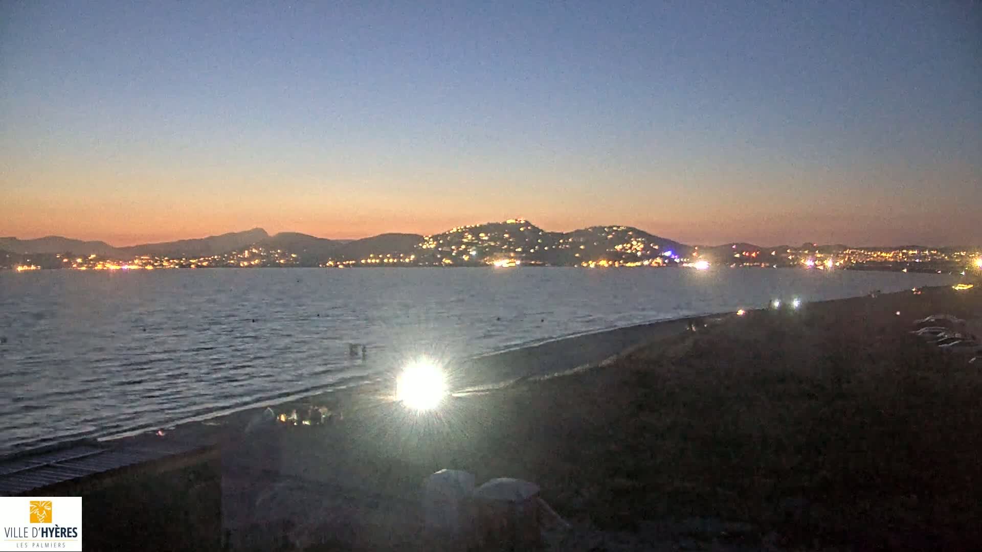 Hyeres - Plage dees Estagnets Beach Live Cam - Toulon, Var, Provence-Alpes-Cote d’Azur, France