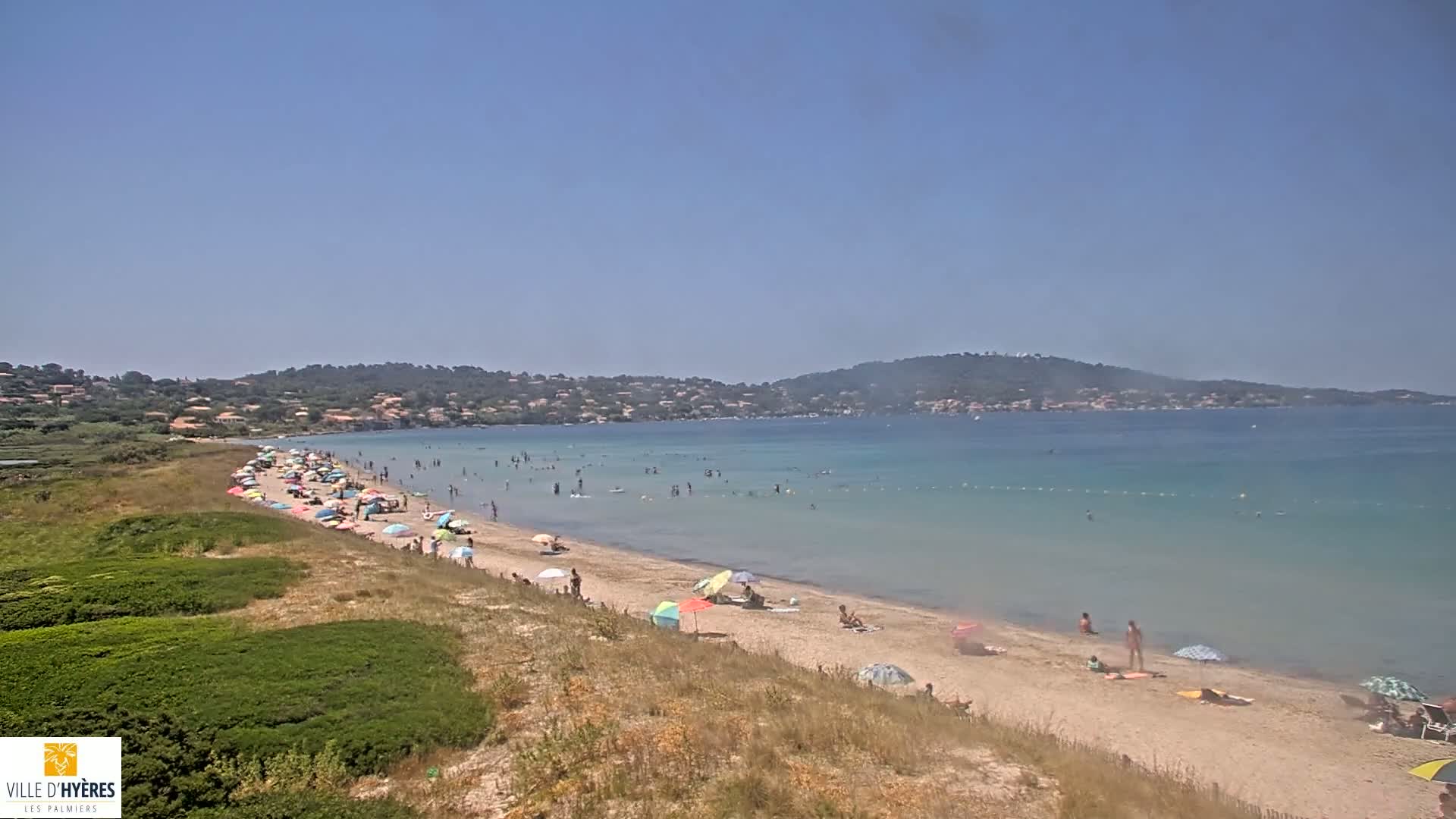 Hyeres - Plage dees Estagnets Beach Live Cam - Toulon, Var, Provence-Alpes-Cote d’Azur, France