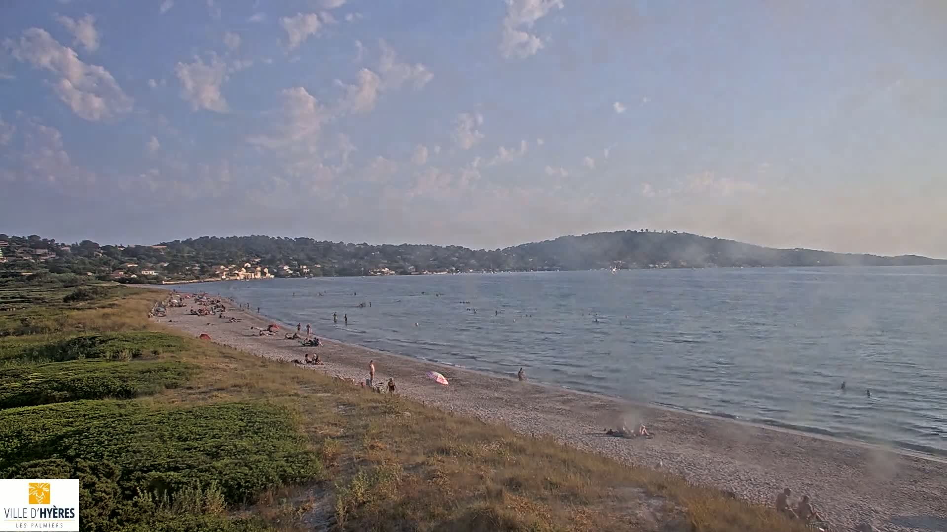 Hyeres - Plage dees Estagnets Beach Live Cam - Toulon, Var, Provence-Alpes-Cote d’Azur, France