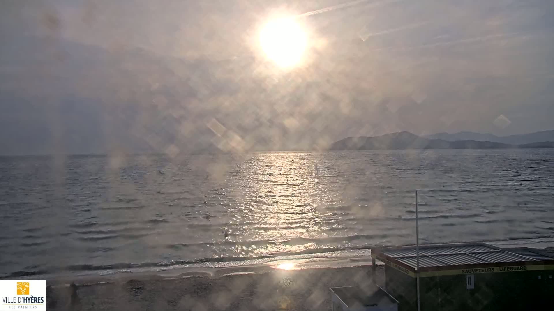 Hyeres - Plage dees Estagnets Beach Live Cam - Toulon, Var, Provence-Alpes-Cote d’Azur, France