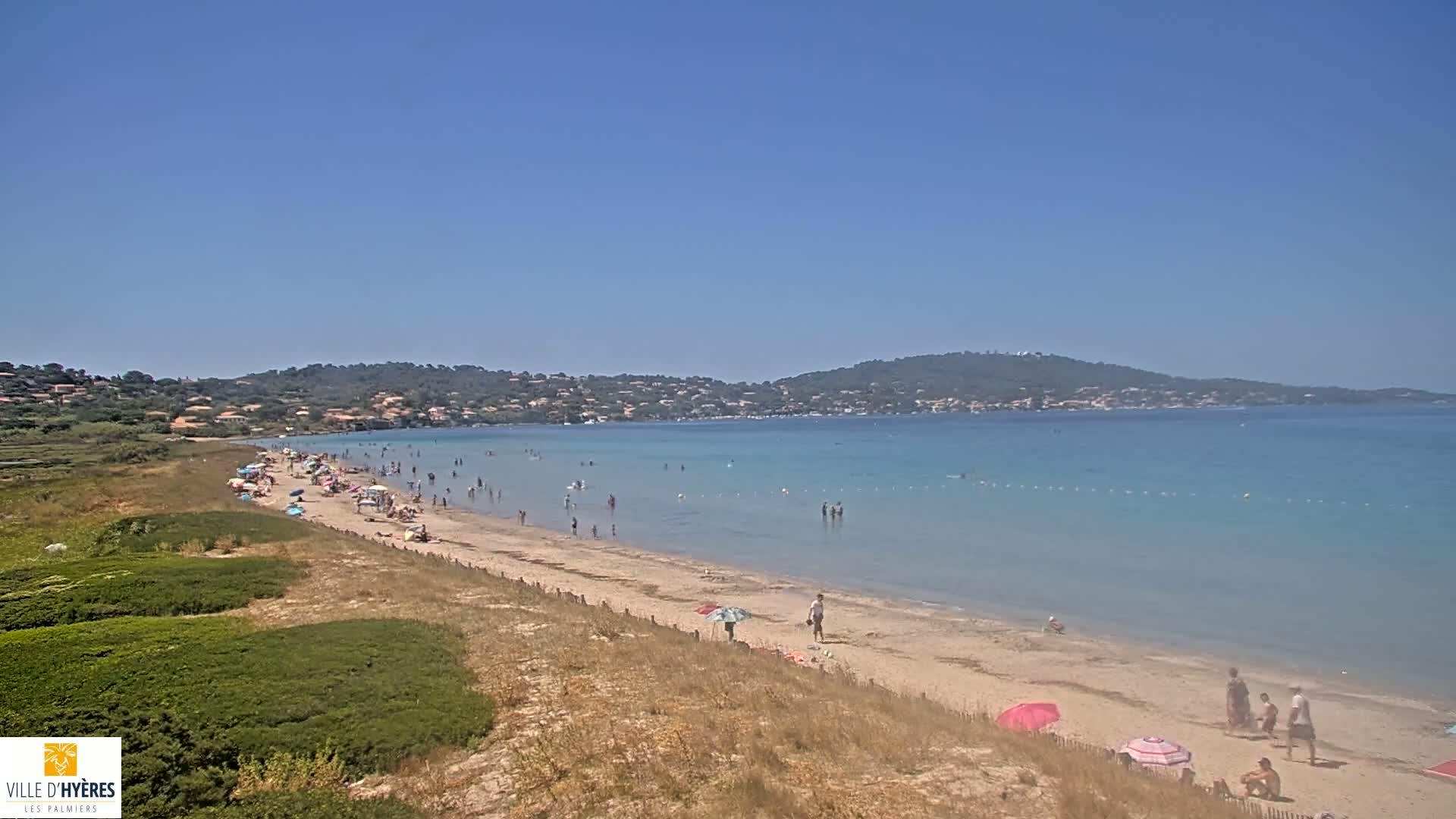 Hyeres - Plage dees Estagnets Beach Live Cam - Toulon, Var, Provence-Alpes-Cote d’Azur, France