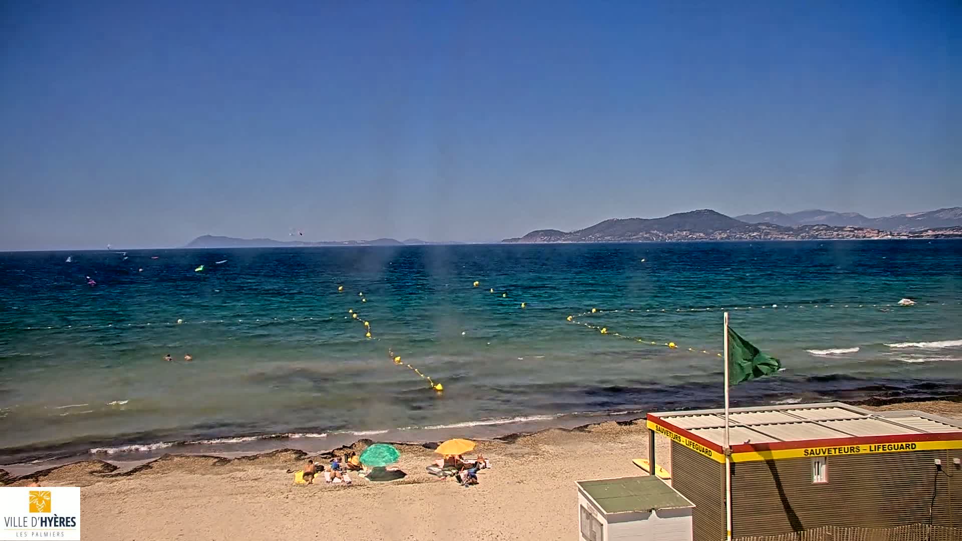 Hyeres - Plage dees Estagnets Beach Live Cam - Toulon, Var, Provence-Alpes-Cote d’Azur, France