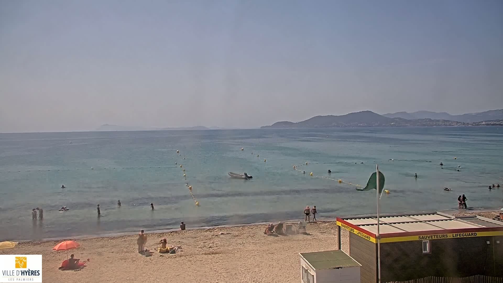 Hyeres - Plage dees Estagnets Beach Live Cam - Toulon, Var, Provence-Alpes-Cote d’Azur, France