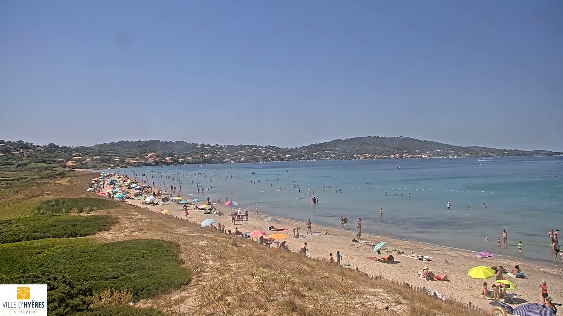 Hyeres - Plage dees Estagnets Beach Live Cam - Toulon, Var, Provence-Alpes-Cote d’Azur, France