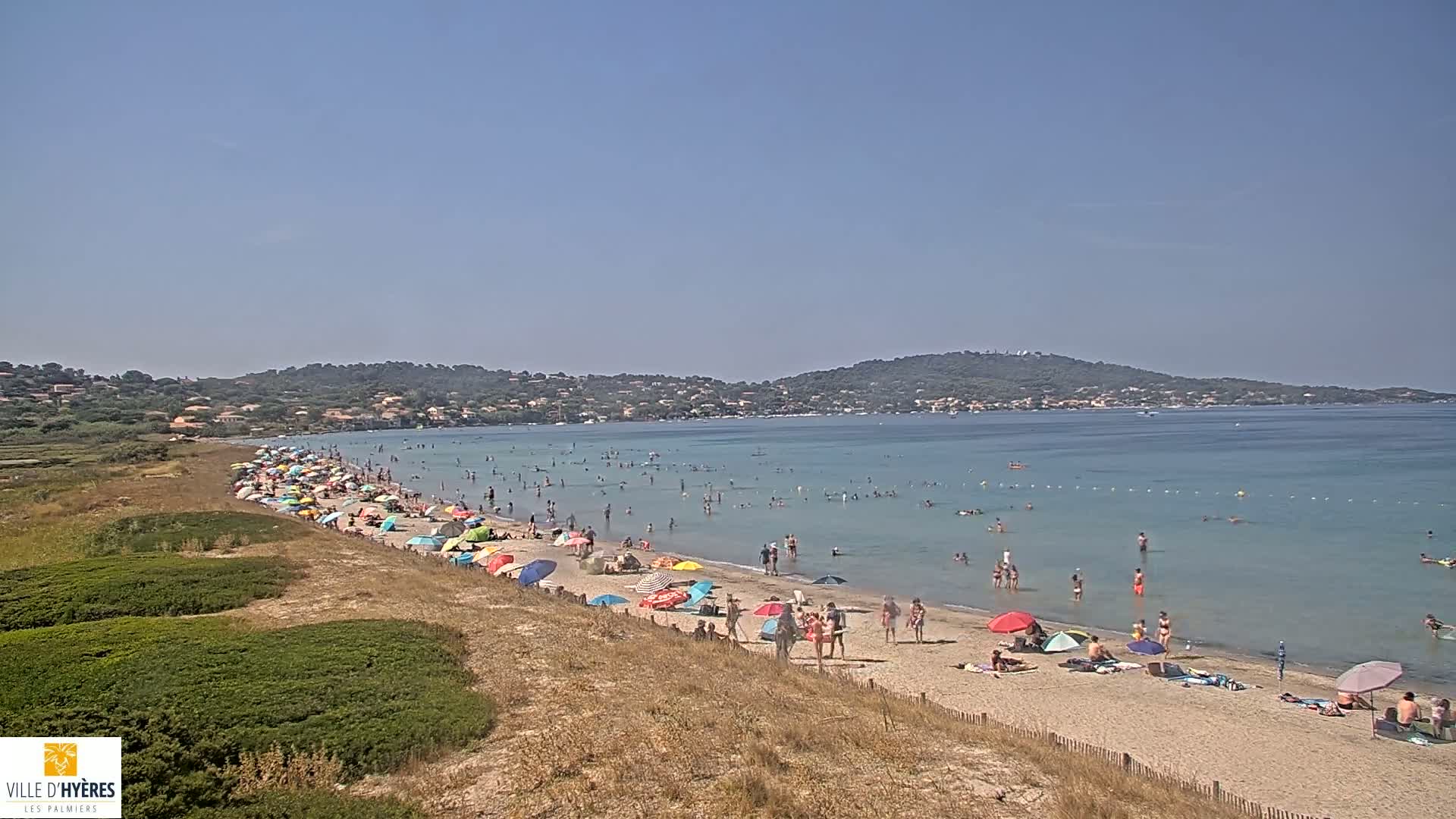 Hyeres - Plage dees Estagnets Beach Live Cam - Toulon, Var, Provence-Alpes-Cote d’Azur, France