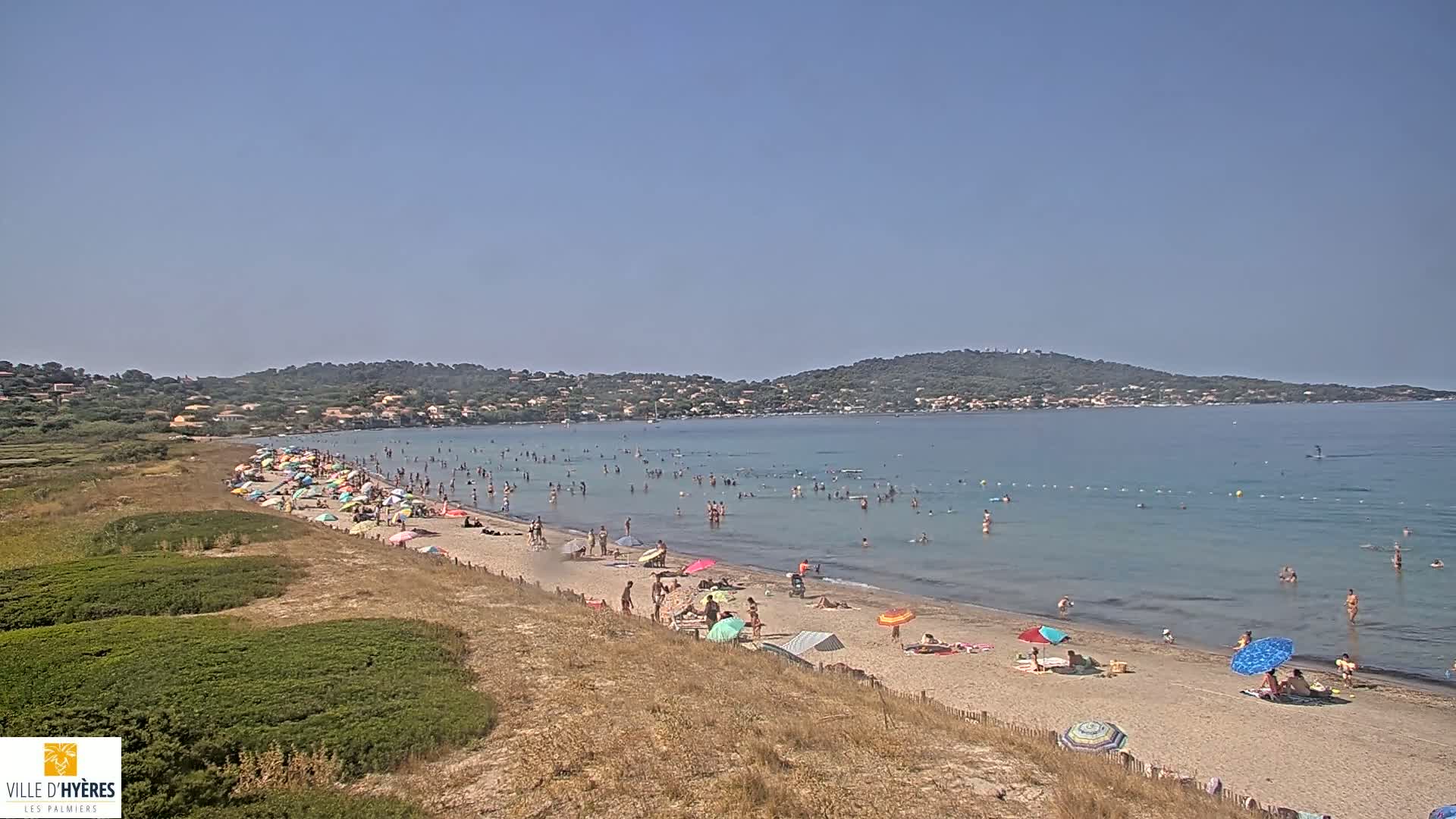 Hyeres - Plage dees Estagnets Beach Live Cam - Toulon, Var, Provence-Alpes-Cote d’Azur, France