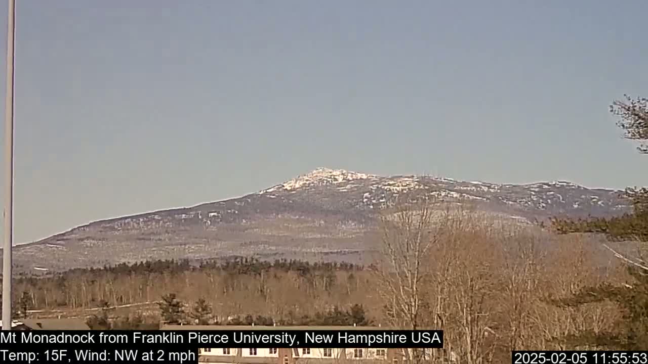 Mountt Monadnock, Live Cam - New Hampshire, USA