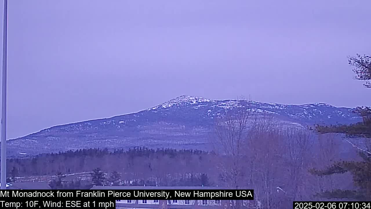 Mountt Monadnock, Live Cam - New Hampshire, USA