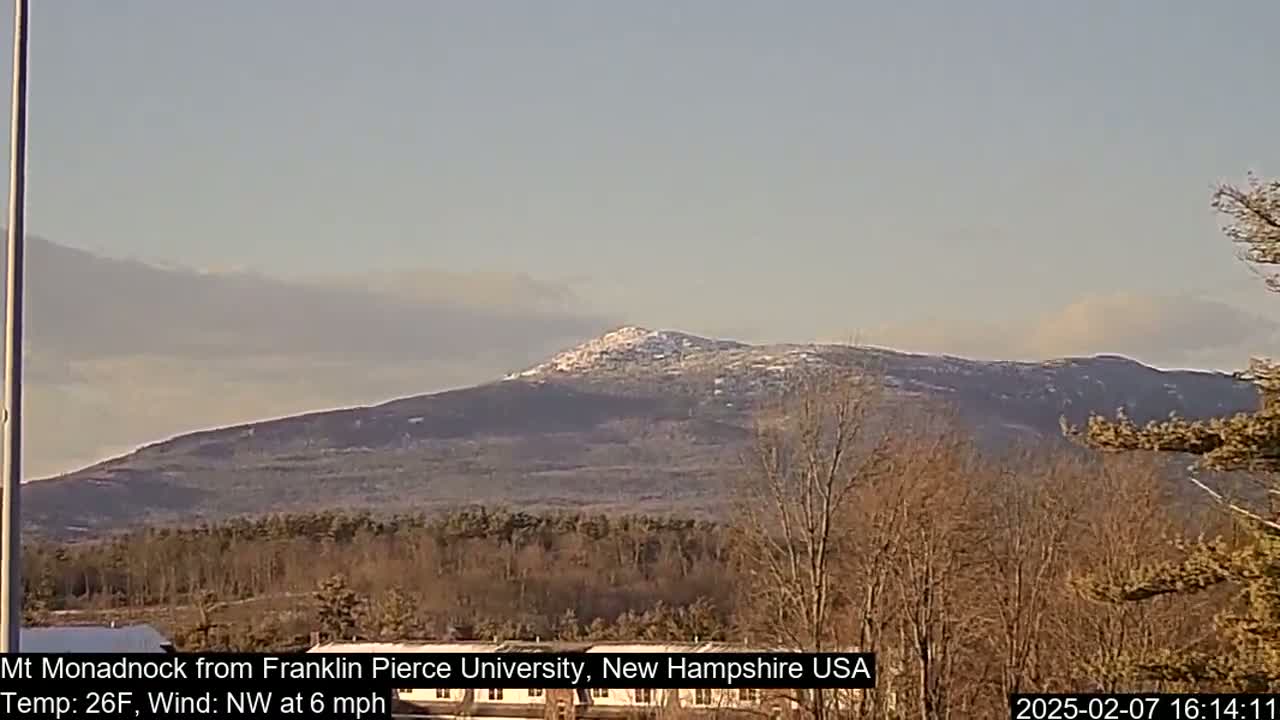 Mountt Monadnock, Live Cam - New Hampshire, USA