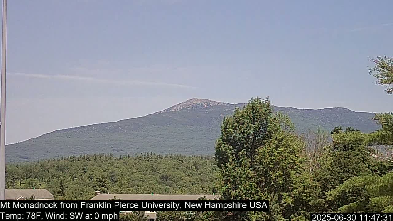 Mount Monadnock, Live Cam - New Hampshire, USA