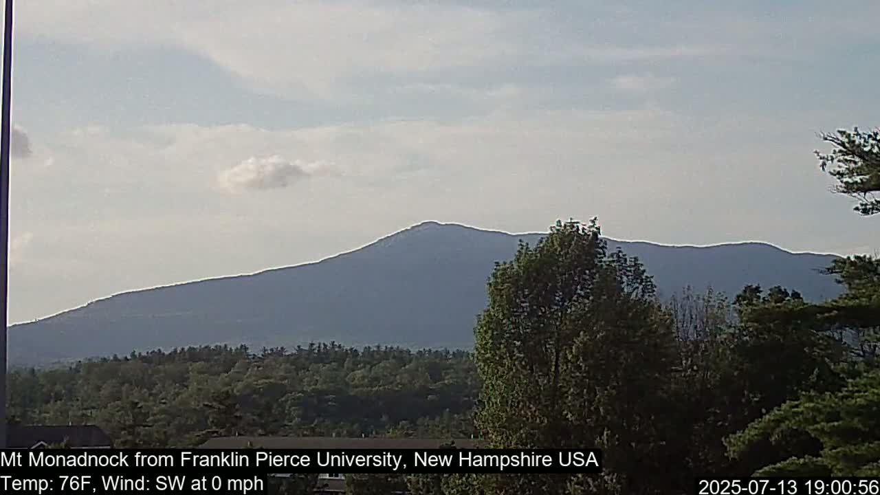 Mount Monadnock, Live Cam - New Hampshire, USA