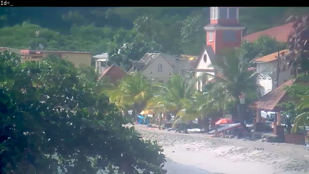 Martinique Island, Les Anses d'Arlet Coast & Village Live Cam  - Le Marin, Martinique, France