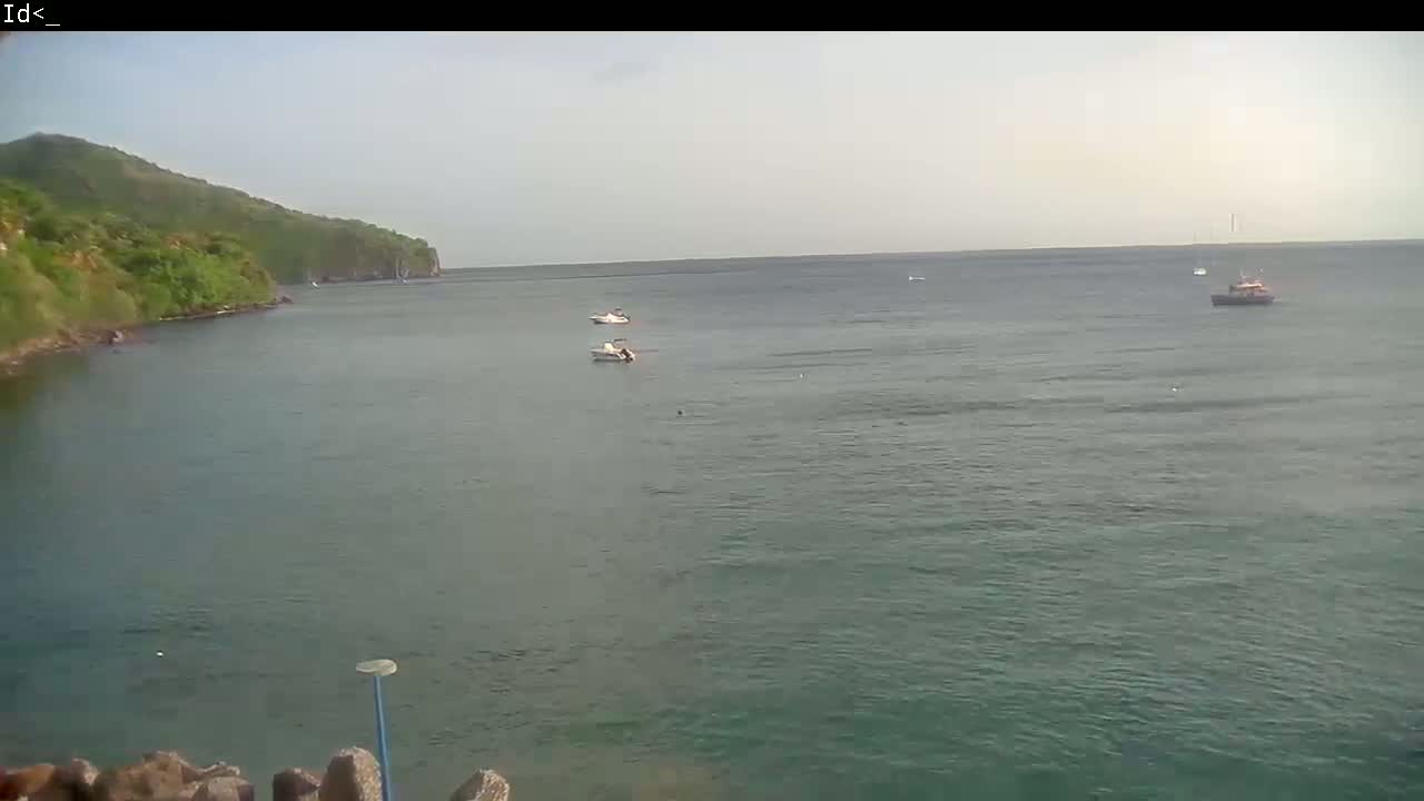 Martinique Island, Les Anses d'Arlet Coast & Village Live Cam  - Le Marin, Martinique, France