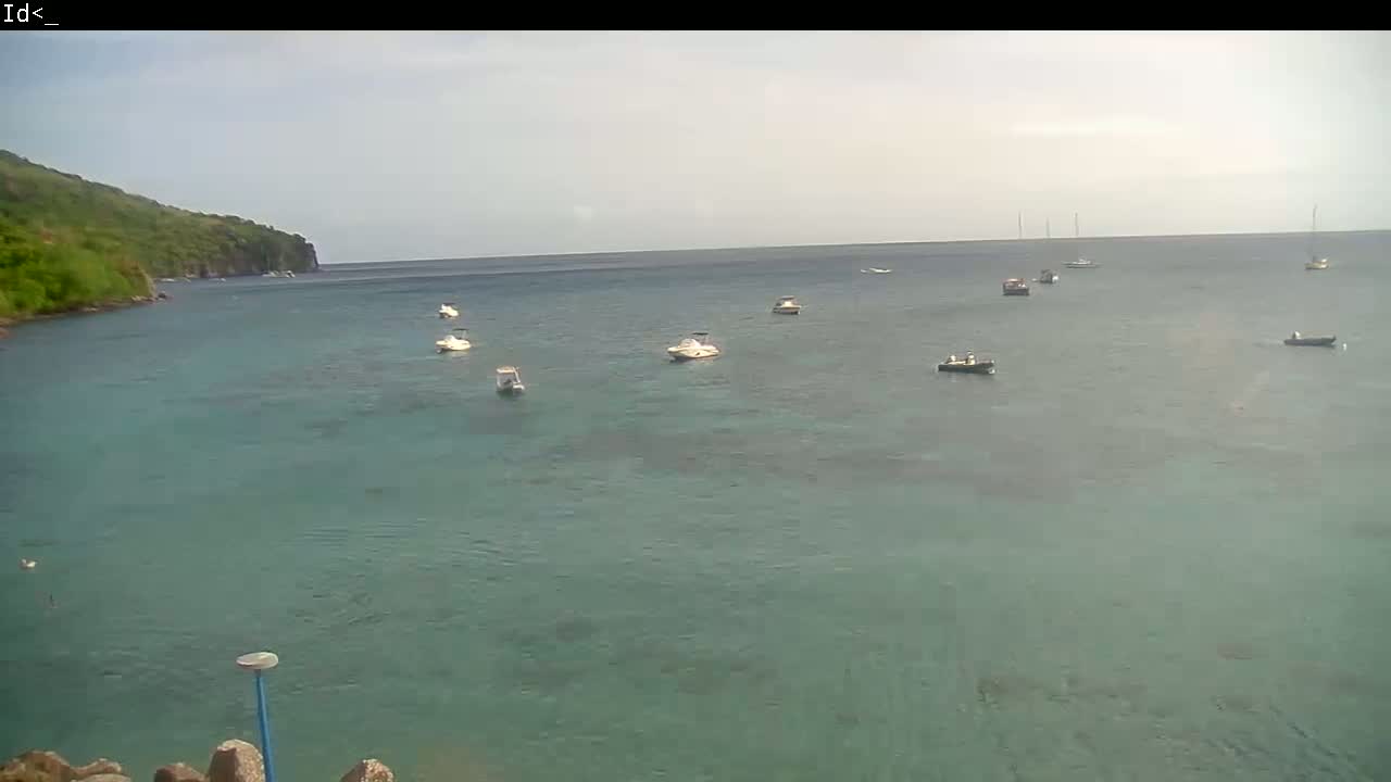 Martinique Island, Les Anses d'Arlet Coast & Village Live Cam  - Le Marin, Martinique, France