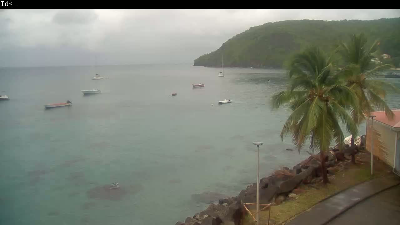 Martinique Island, Les Anses d'Arlet Coast & Village Live Cam  - Le Marin, Martinique, France