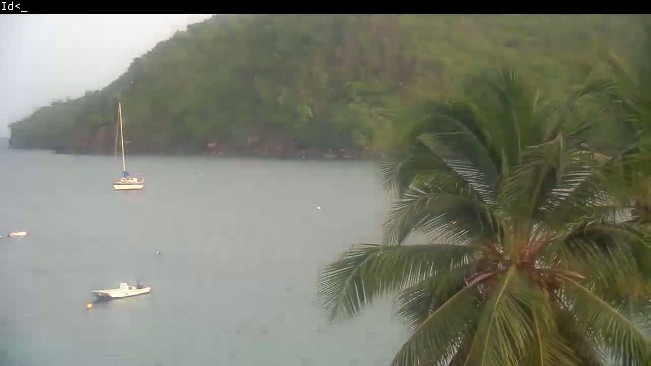 Martinique Island, Les Anses d'Arlet Coast & Village Live Cam  - Le Marin, Martinique, France