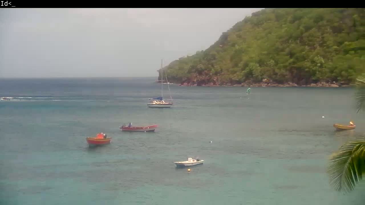 Martinique Island, Les Anses d'Arlet Coast & Village Live Cam  - Le Marin, Martinique, France