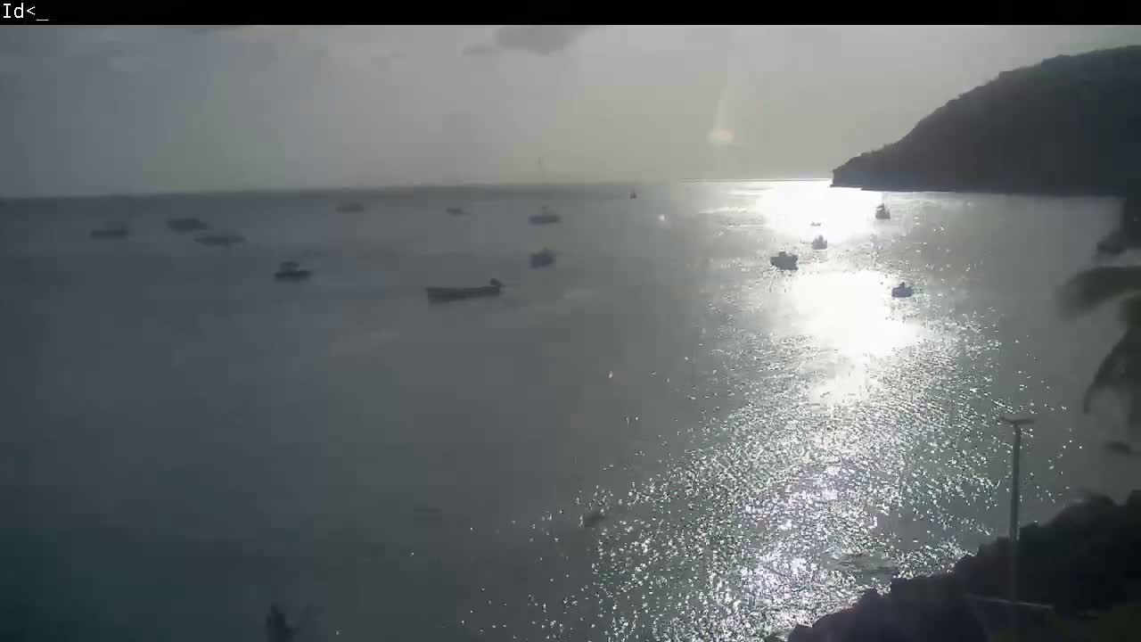Martinique Island, Les Anses d'Arlet Coast & Village Live Cam  - Le Marin, Martinique, France