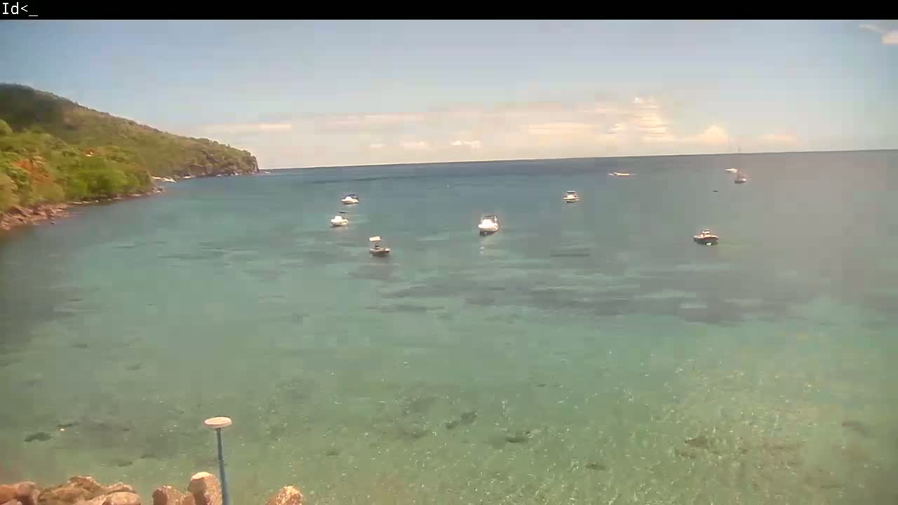 Martinique Island, Les Anses d'Arlet Coast & Village Live Cam  - Le Marin, Martinique, France