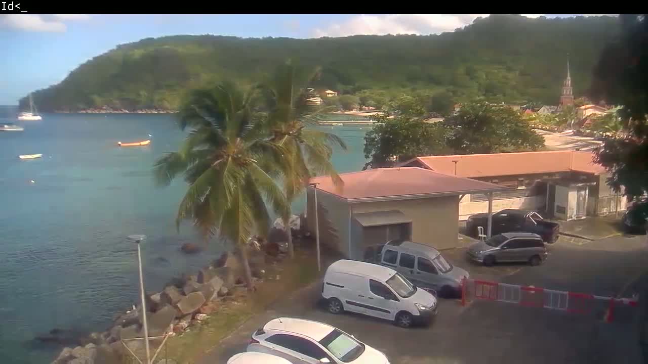 Martinique Island, Les Anses d'Arlet Coast & Village Live Cam  - Le Marin, Martinique, France